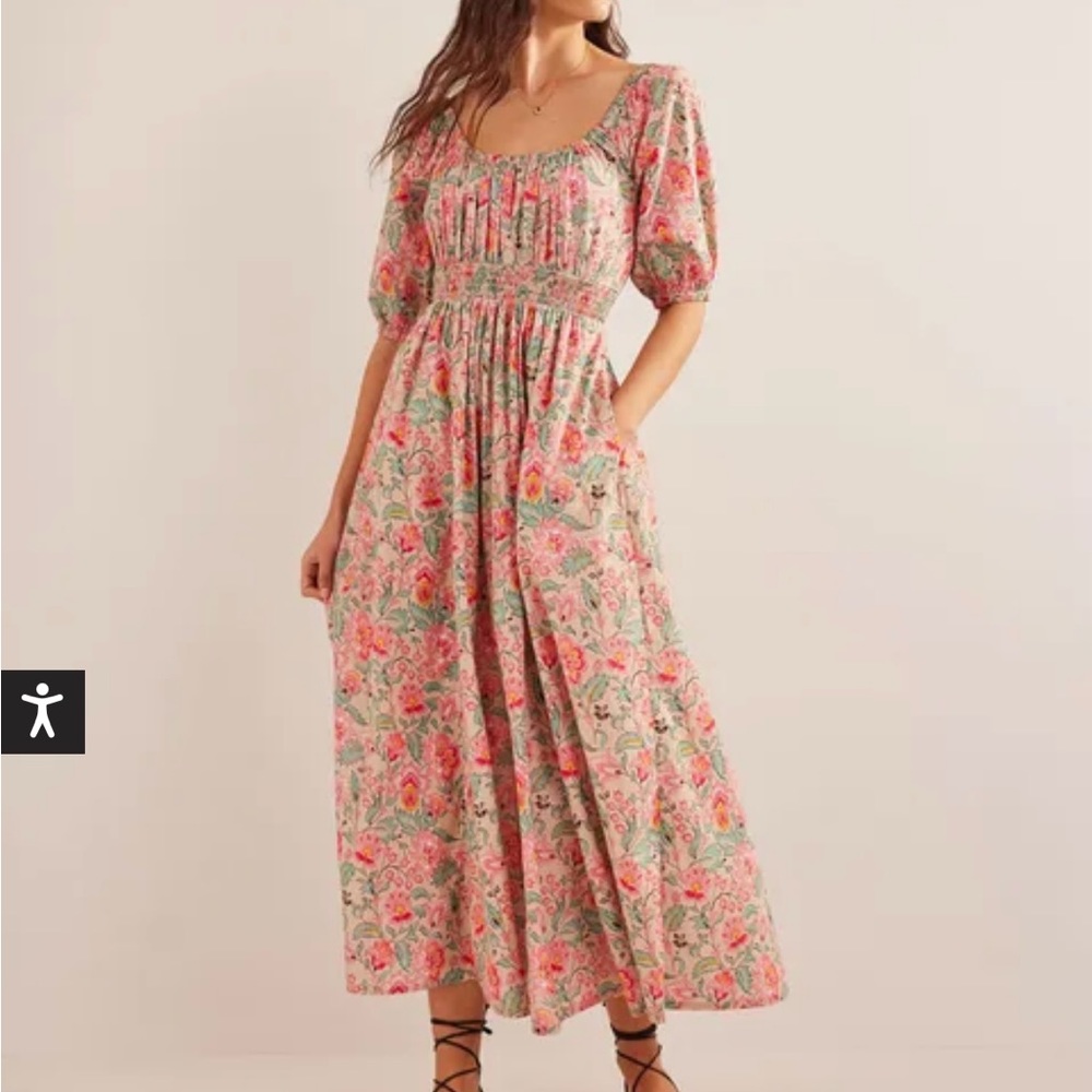 NEVER WORN WITH TAGS Boden Scoop Neck Maxi Dress size 16/18 pink